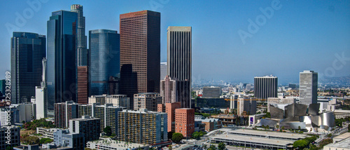 Downtown Los angeles and Disney Concert Hall