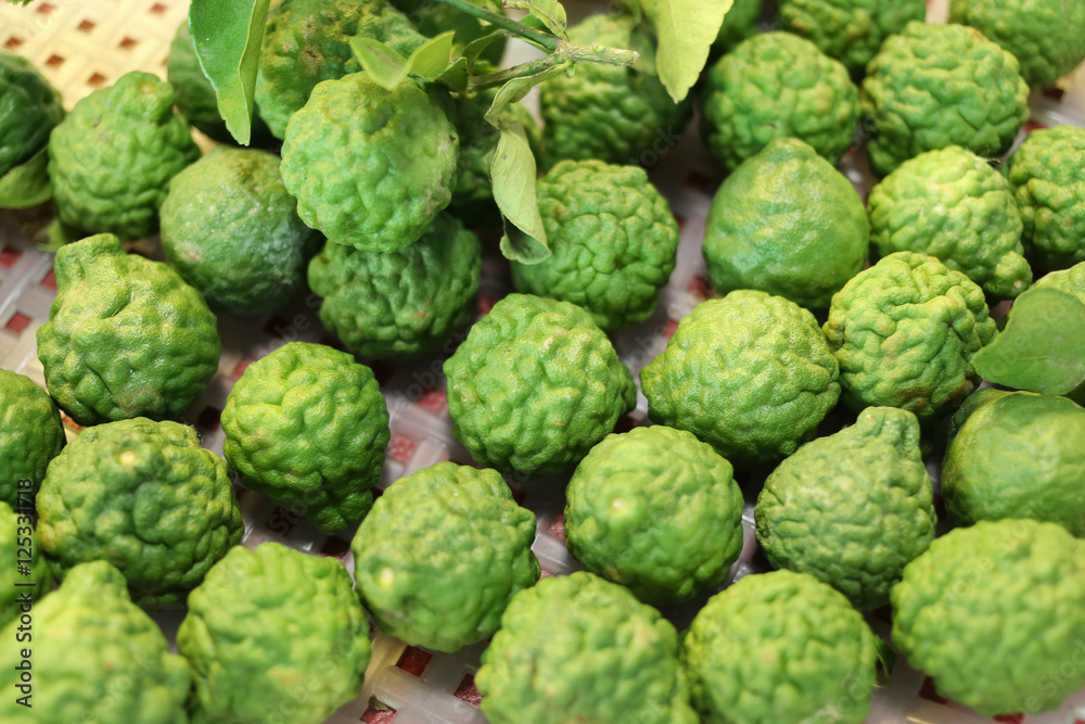 Fototapeta premium Fresh Bergamot fruit.