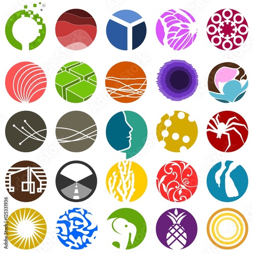 Circle Icon set 01