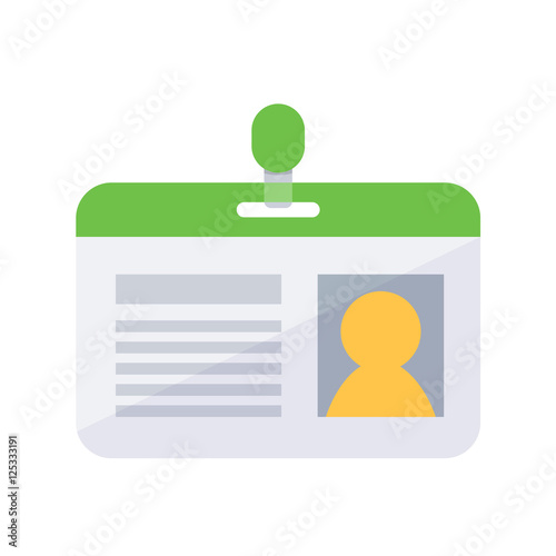 Personal identification badge.