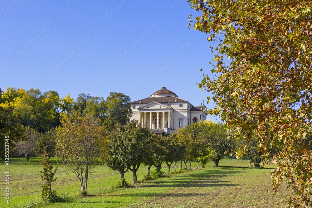 Villa La Rotonda, which Andrea Palladio has built in the style o