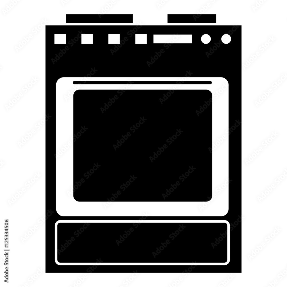 Gas stove icon. Simple illustration of gas stove vector icon for web Gas stove icon. Simple illustration of gas stove vector icon for web