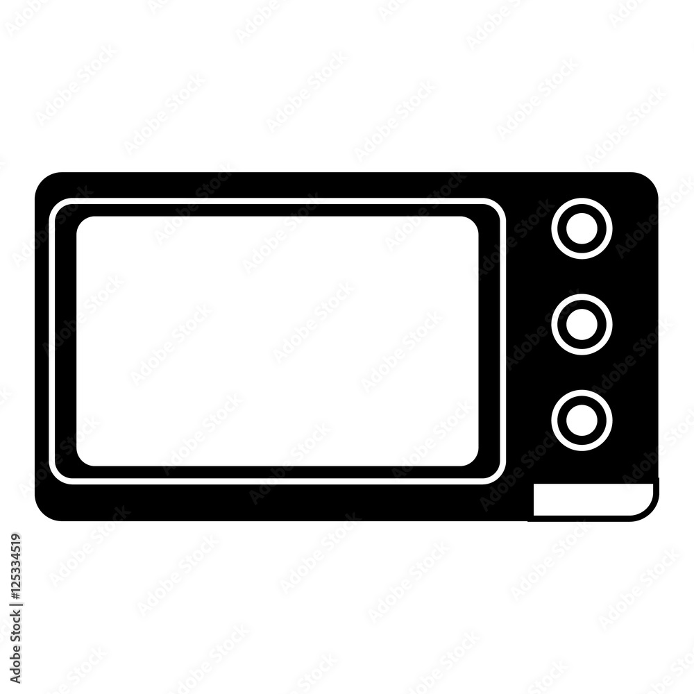 Microwave icon. Simple illustration of microwave vector icon for web Microwave icon. Simple illustration of microwave vector icon for web