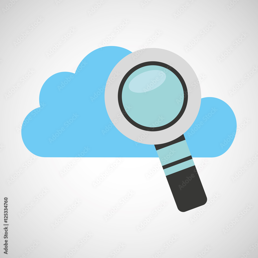 cloud computing data storage vector illustration design cloud computing data storage vector illustration design
