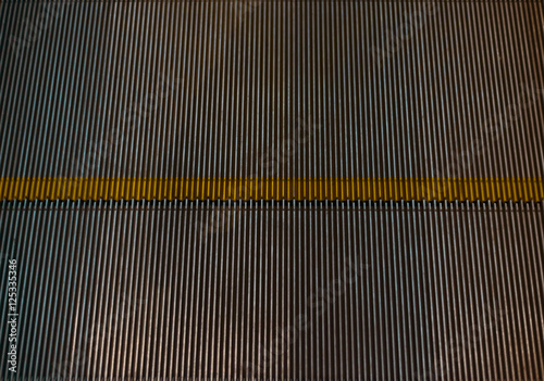 Texture of escalator step