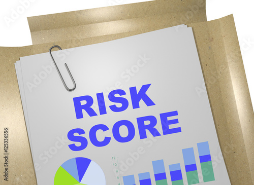 Risk Score concept photo