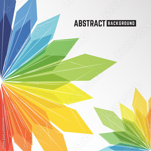 abstract colorful crystal background for leaflet, brochure, flyer, presentation and other design. Vector illustration