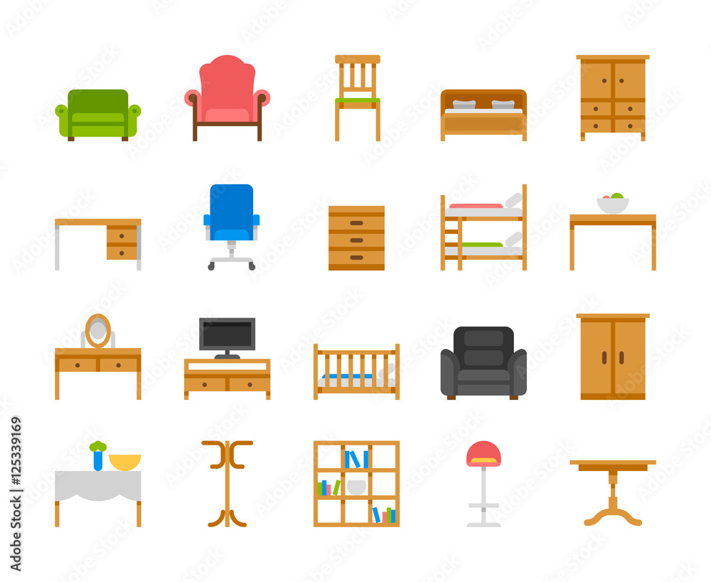 Home and office furniture interiors