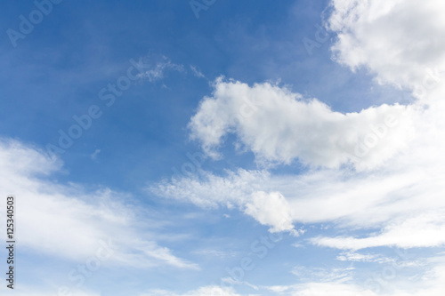 blue sky with cloud