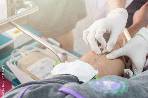 Blood Donation and Nurses will drill blood.