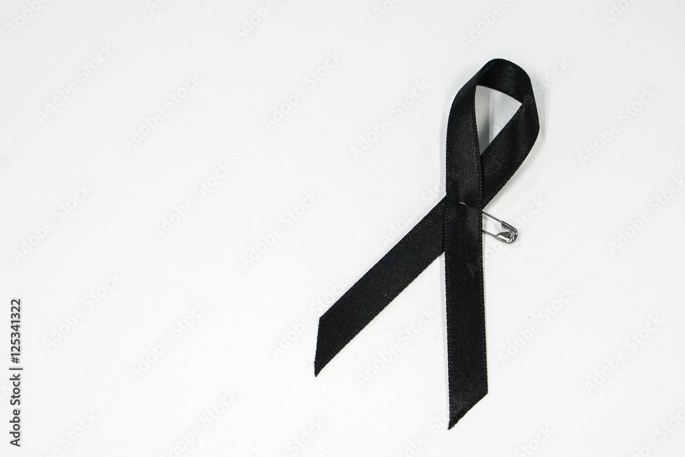 design black ribbon for mourning of the King Rama IV design black ribbon for mourning of the King Rama IV