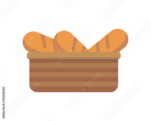 French Bread in Basket