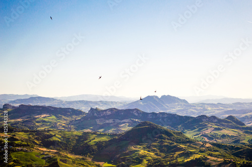 San Marino mountains landscape
