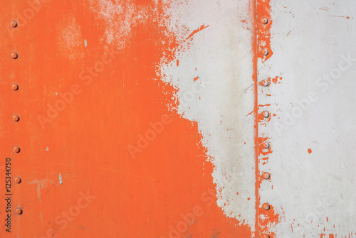iron surface is covered with old paint, great background or texture for your project