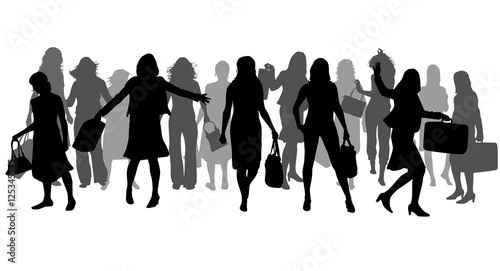 Women silhouettes.