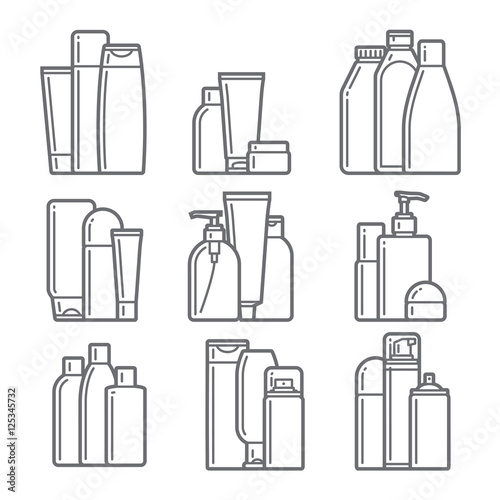 Cosmetic. Flat icons