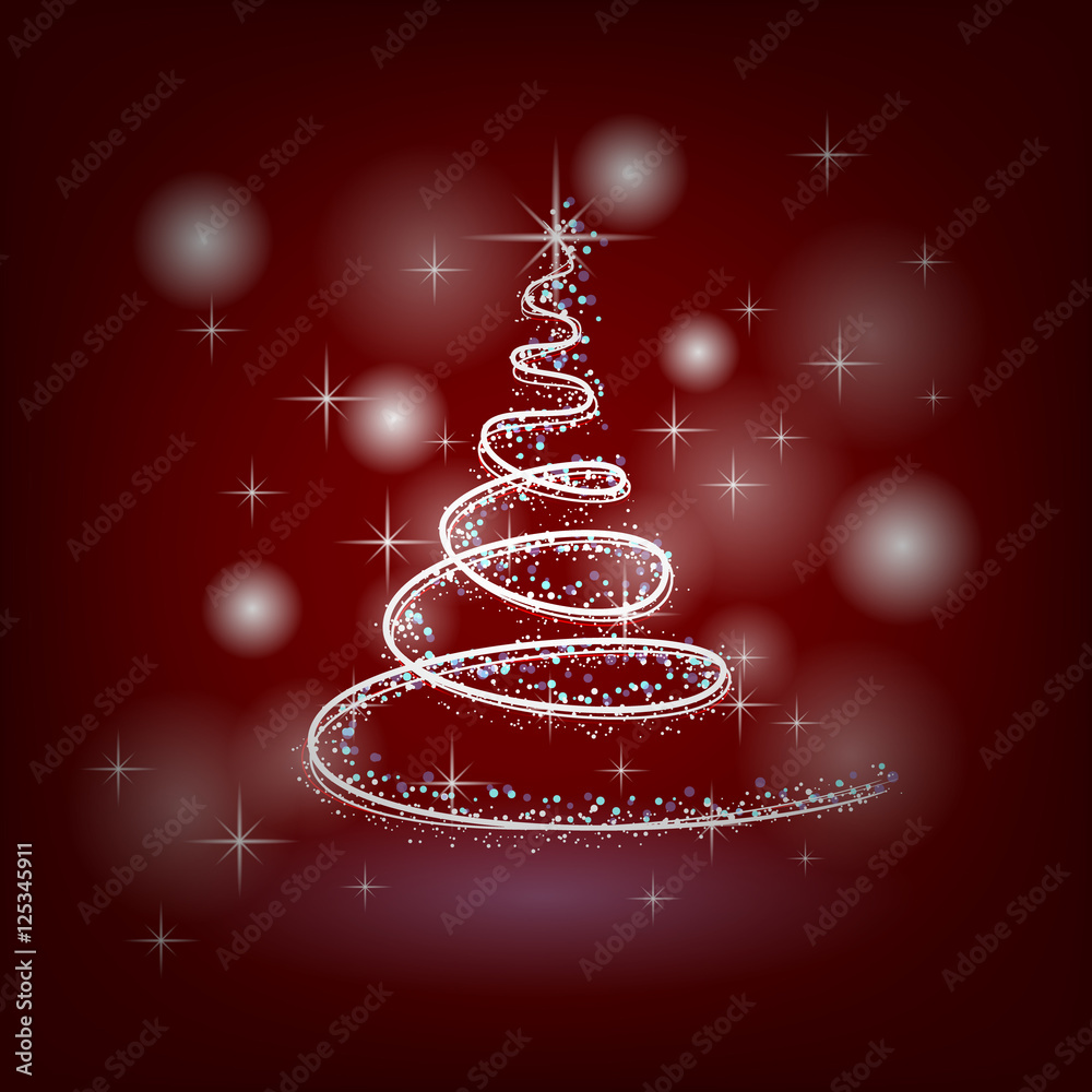 Vector christmas tree Vector christmas tree