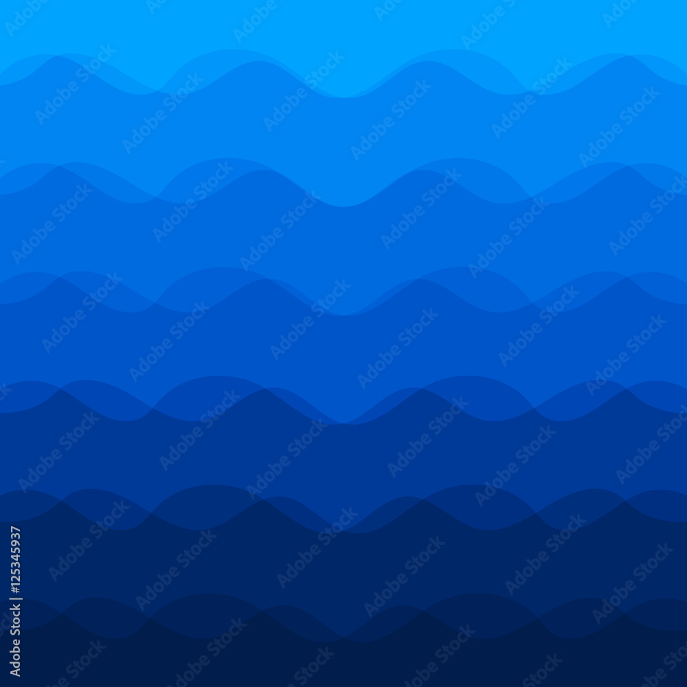 Vector blue abstract background