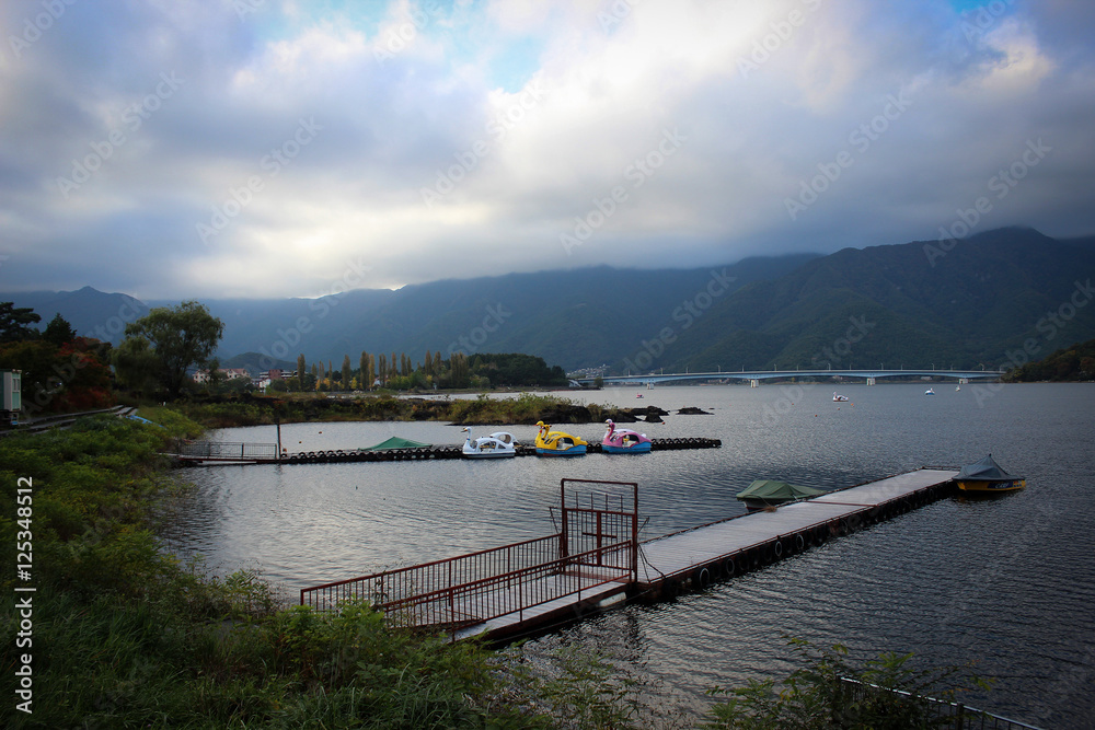 Splendid views of Lake Kawaguchi, Japan