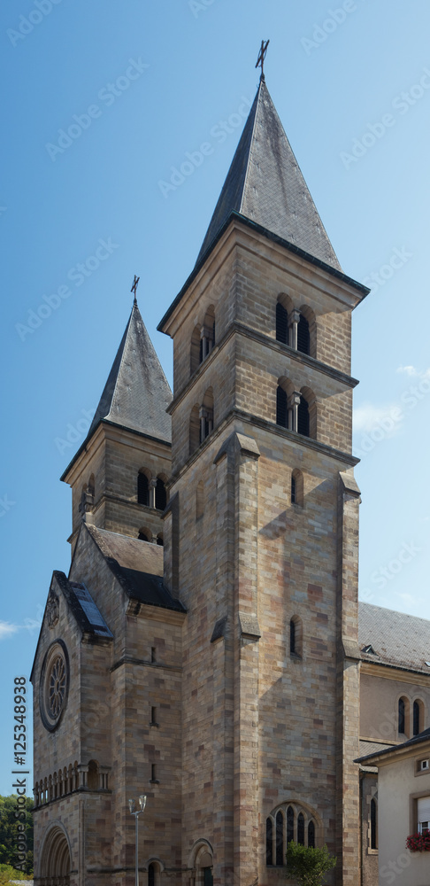 Basilica of St Willibrord in the center of Echternach