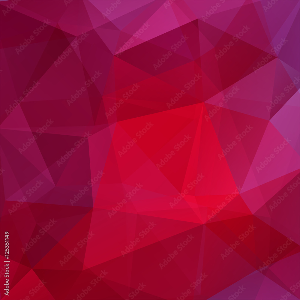 Polygonal vector background. Can be used in cover design, book design, website background. Vector illustration. Red, pink, purple colors Polygonal vector background. Can be used in cover design, book design, website background. Vector illustration. Red, pink, purple colors