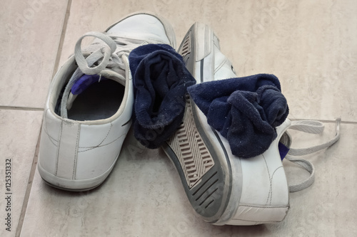 Naklejka Sneakers and socks