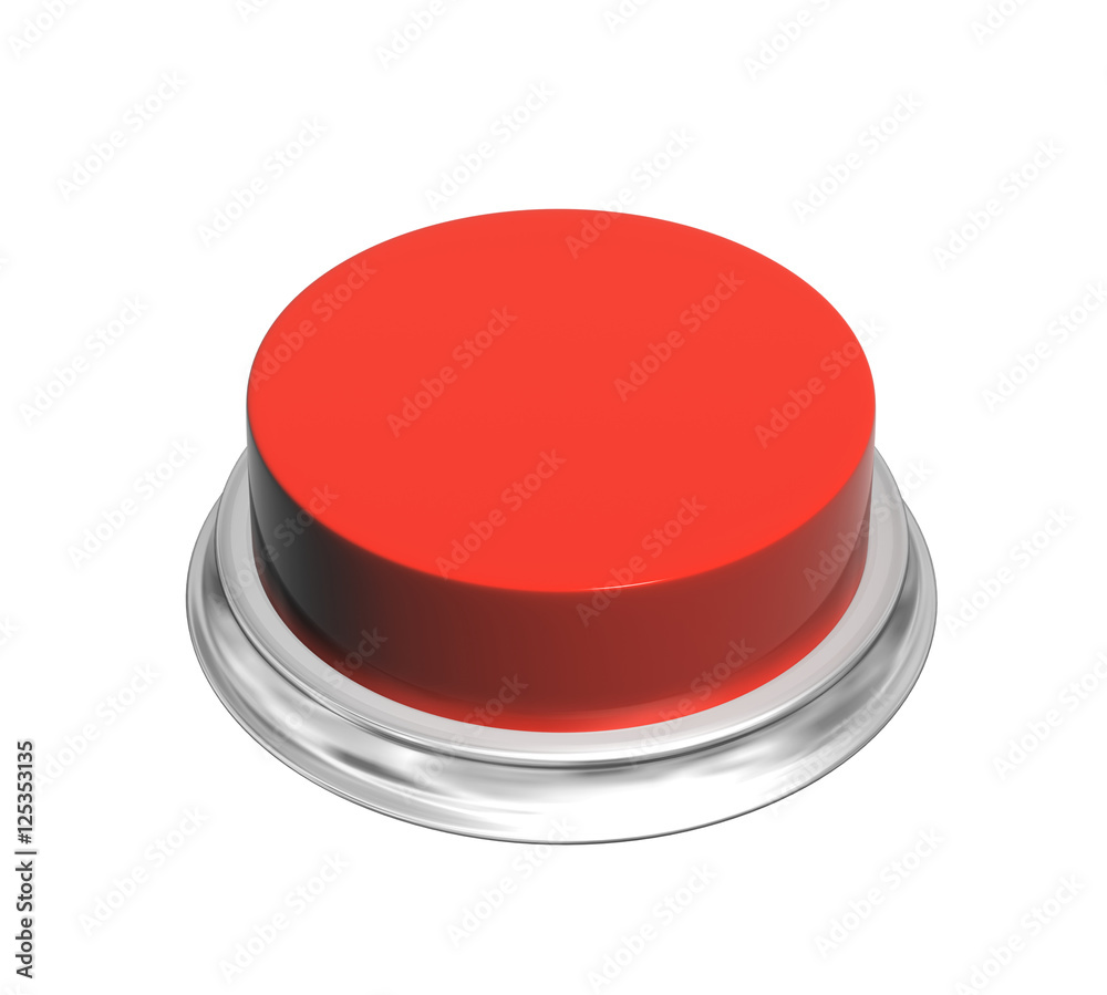 3d button of red color 3d button of red color