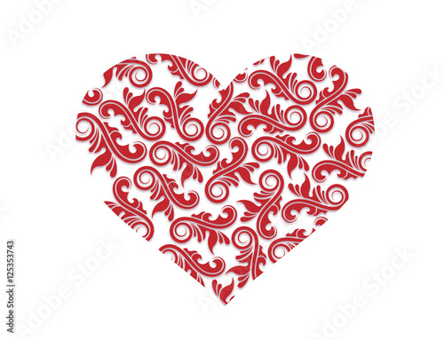 Herz / Hintergrund / Valentinstag / Vektor