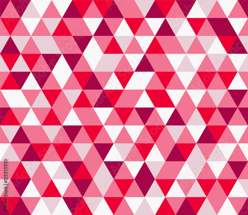 red triangles seamless background