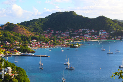 Vue panoramique sur la baie de Terre-de-Haut, Les Saintes, Guadeloupe – Patrimoine mondial de l'UNESCO