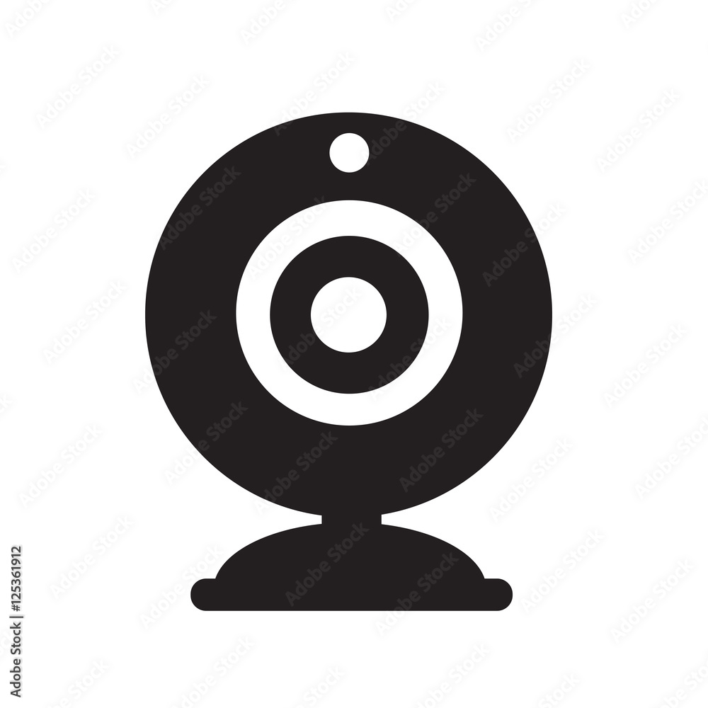 Webcam icon illustration design Webcam icon illustration design