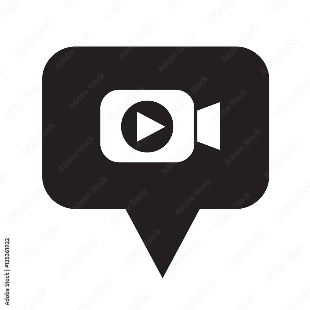 video chat icon illustration design video chat icon illustration design