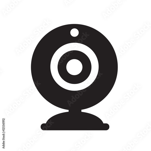 Webcam icon illustration design photo