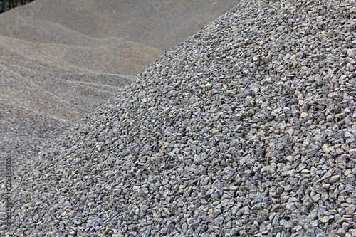 Texture of granite gravel.