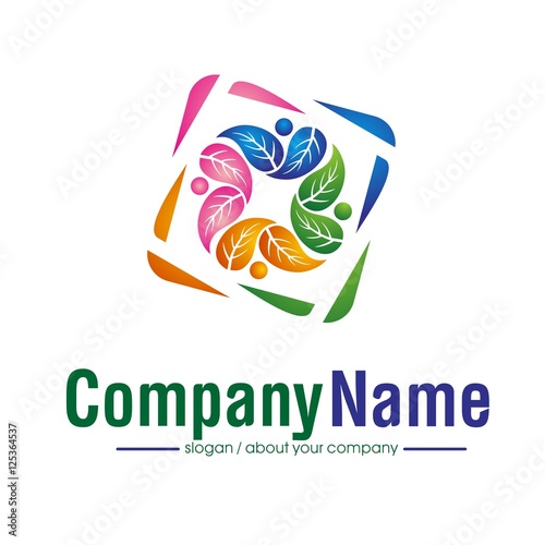 leaf vector logo