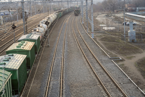 Railway Track at Train Station © AnnaPa