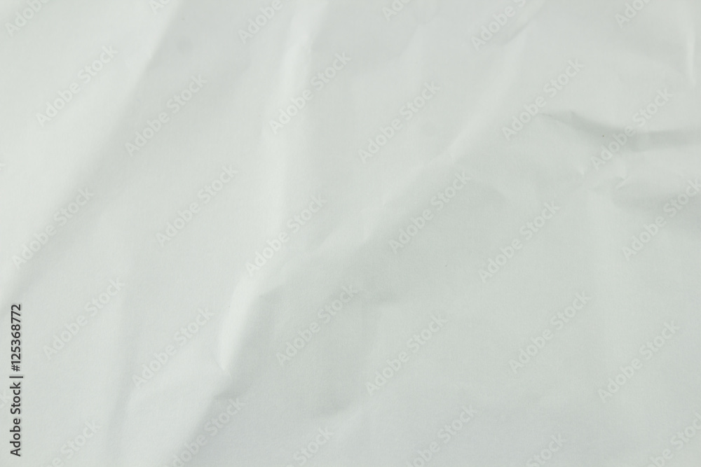 Obraz premium white crumpled paper texture for background