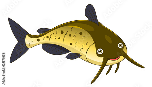 Cartoon channel catfish