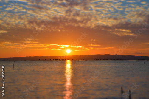 sunset in sardinia