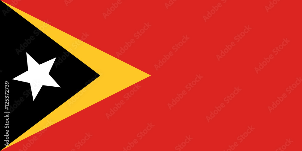 Official vector flag of East Timor . Democratic Republic of Timor-Leste . Official vector flag of East Timor . Democratic Republic of Timor-Leste .