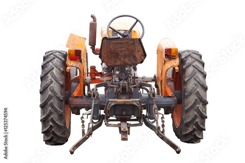 old vintage tractor photo