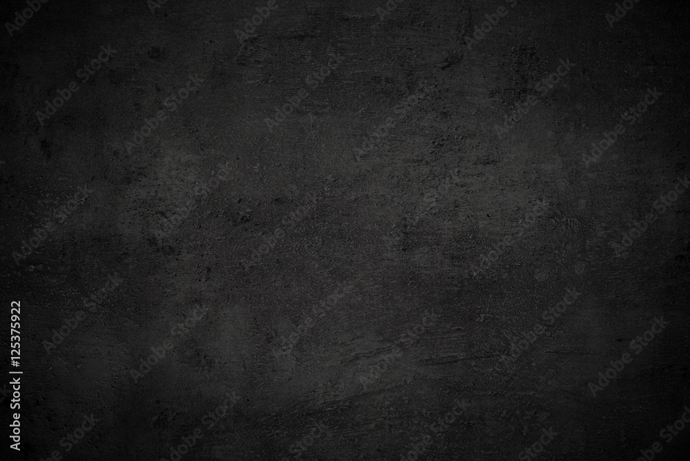 Empty black concrete stone surface texture