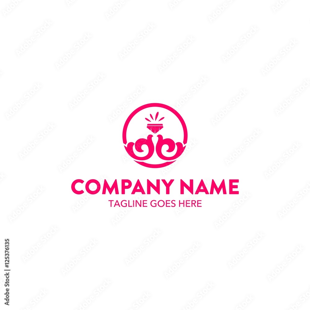 Wedding Logo Template