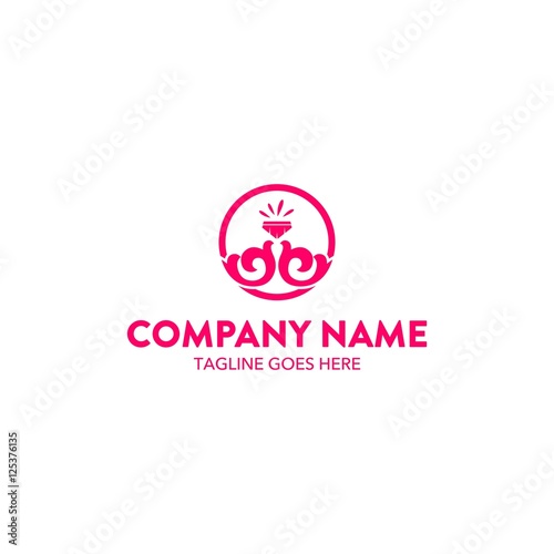 Free Download Wedding Logo Template - GFXLoad