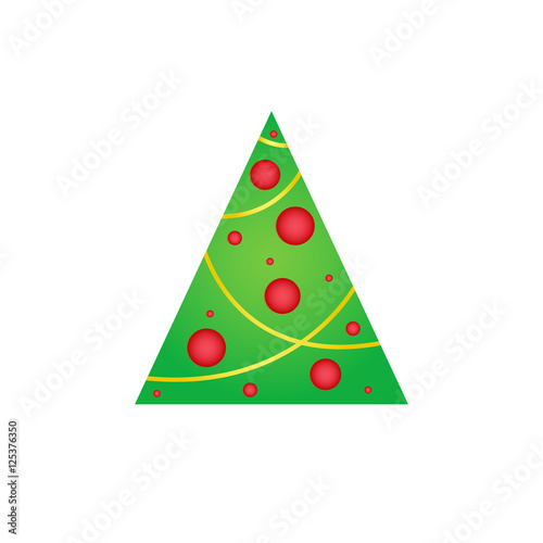  Easy Christmas trees decorated with balls