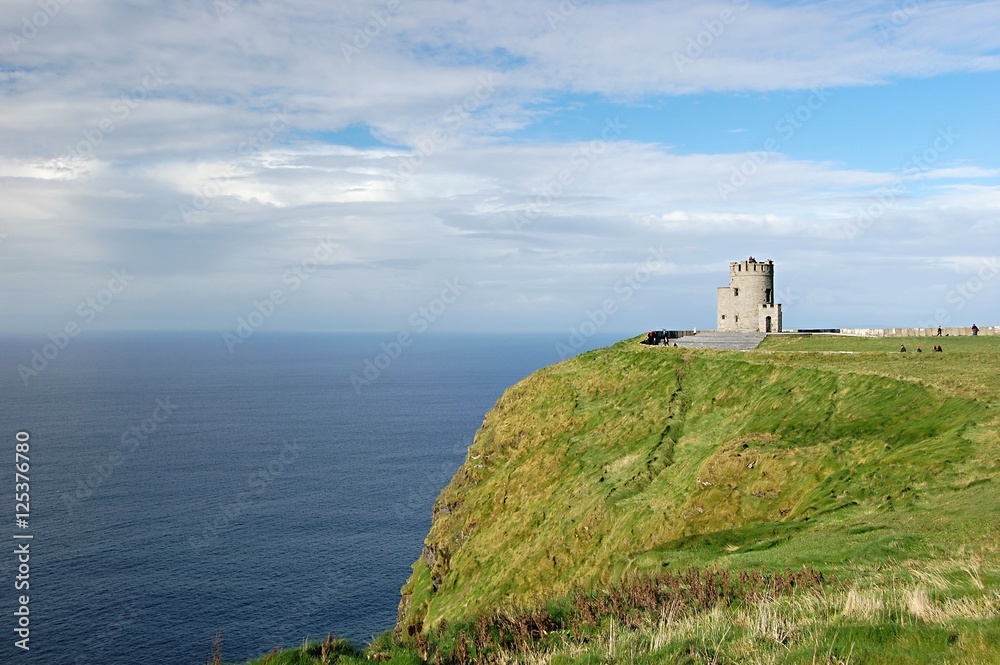 O'Briens Tower on Cliffs of Moher Ireland