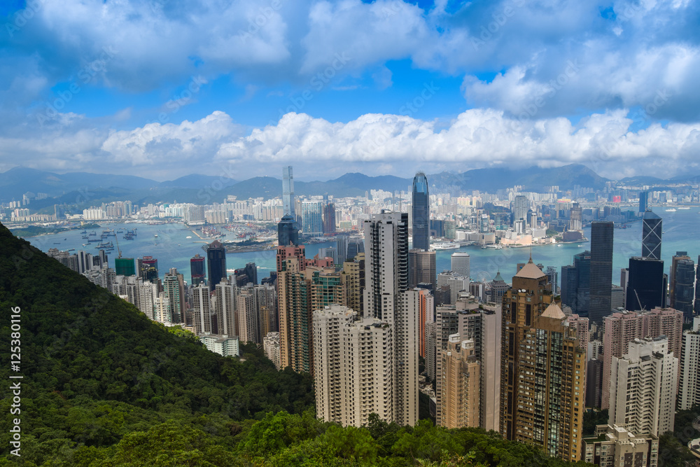 Fototapeta premium metropolis in good weather