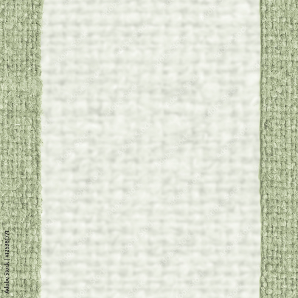 Fototapeta premium Textile weft, fabric burlap, moss canvas, cotton material, old background