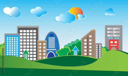 Cityscape illustration