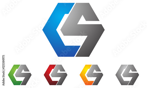 Free Download C S letter , C s logo design - GFXLoad